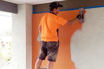 Trowel and Roll on Finishes
